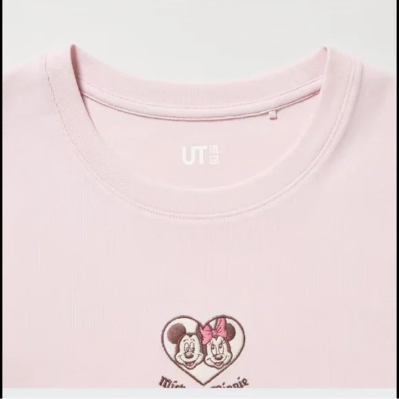 Uniqlo Disney Pink Graphic Crop Top - Picture 4 of 4
